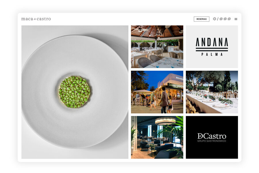 Diseño web restaurantes